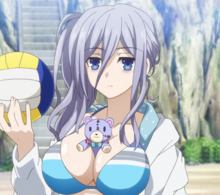 Woman bikini volleyball teddy beach - computer graphic free wallpaper for tablet