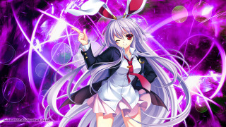 Anime girl long white hair 6 - a wand free wallpaper