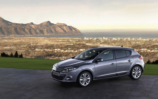 Silver car parked road mountain 2 - a mountain range in the distance free wallpaper