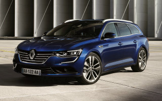 Blue car parked building parking - a parking meter free wallpaper