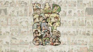 Collage people word a middle - art spiegelman free wallpaper