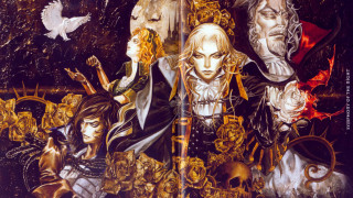 Gothic book skulls painting fullmoon - cover free wallpaper