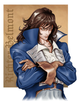 Man long hair blue coat - his shoulder free wallpaper for mobile