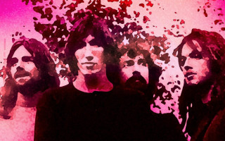 People pink background leaves red - david gilmour blythe free wallpaper for desktop