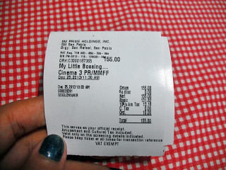 Movie theater receipt checkered background - anne said free wallpaper