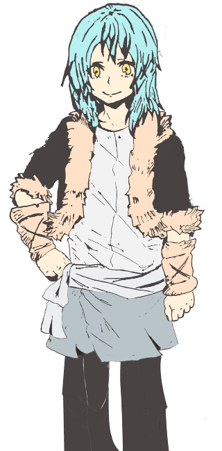 Bluehair whitecoat blackpants amulet manga - digital art free wallpaper for mobile