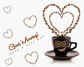 Coffee cup smiley heart naive - a smiley face free wallpaper