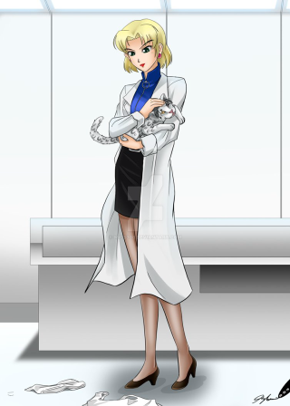 Woman bird white coat black - a room free wallpaper for mobile