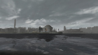 Large building water city skyline - classical free wallpaper