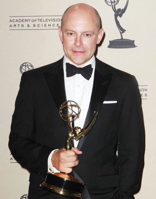 Man tuxedo holding trophy smiling - cubofuturism free wallpaper for mobile