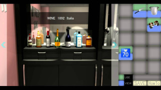 Wine rack bottles bar glass - a bar free wallpaper