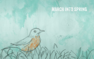 Bird grass drawing march into - charles bird king free wallpaper for desktop