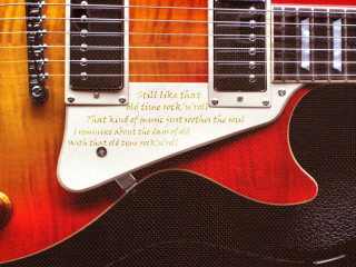 Guitar quote black surface background - guitar free wallpaper