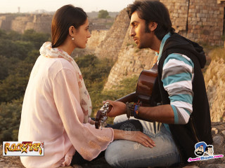 Man playing guitar woman rock - movie still free wallpaper