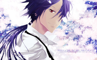 Man purple hair tie snow 2 - a snow background free wallpaper