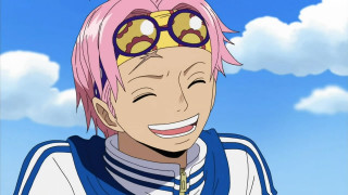 Man pink hair glasses smiling - pink hair and glasses free wallpaper