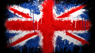 British flag black background paint 2 - a british flag free wallpaper