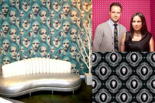 Couple couch skulls wall tree - skull free wallpaper