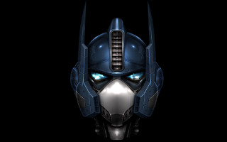 Robot mask blue eyes nose - robot free wallpaper for desktop