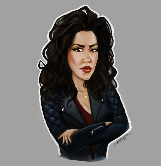 Woman arms crossed eyes closed - eve ryder free wallpaper for tablet