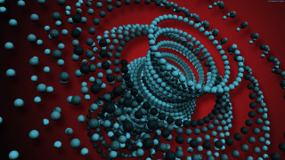 Spiral balls red background black - a bunch of balls free wallpaper