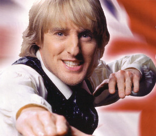 Blonde man pointing british flag - free other wallpaper for tablet