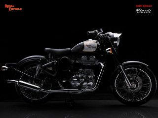 Black white motorcycle dark room - sign free wallpaper for desktop