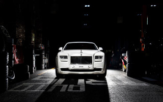 White car dark garage person - a dark garage free wallpaper