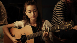 Elina karimova zebra print guitar - a woman playing free wallpaper for desktop