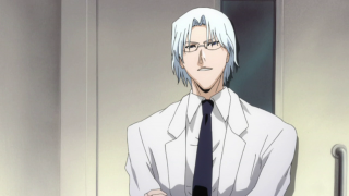 White hair glasses formal male - black tie free wallpaper