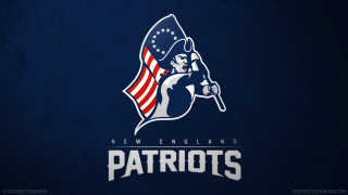 New england football flag baseballbat - folk art free wallpaper