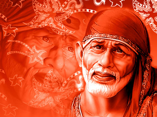 Bearded man red background painting 2 - a beard and a beard free wallpaper