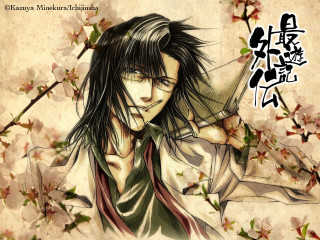 Man long hair shirt posing - the wall free wallpaper