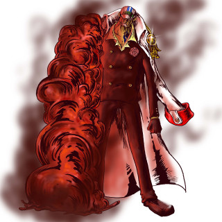 Man red coat hat fire - neogeo free wallpaper for tablet