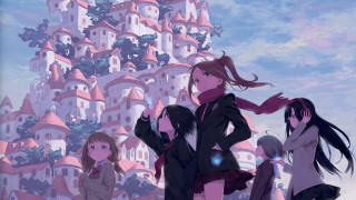 People castle sky clouds group - atey ghailan free wallpaper