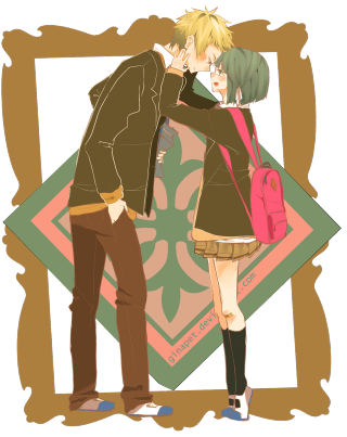 Man woman kissing colorful background - a man and a woman free wallpaper for mobile