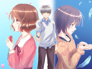 Couple people standing sky background - a couple of people free wallpaper