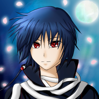 Anime character red eyes black - free anime wallpaper for tablet