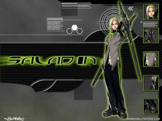 Saladn character holding gun action - a character free wallpaper