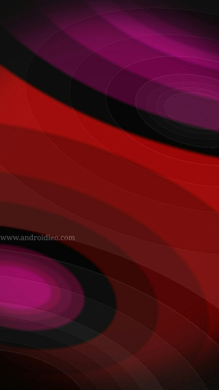 Red purple background circles black - free abstract wallpaper for mobile