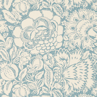 Blue white floral wallpaper large - the back free wallpaper for tablet