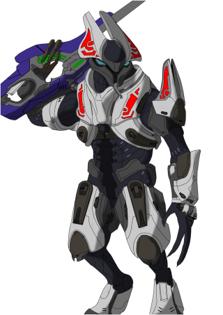 Robot sword helmet back legs - warframe armor free wallpaper