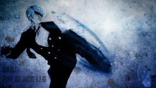 Man umbrella snow blue background - grungy free wallpaper