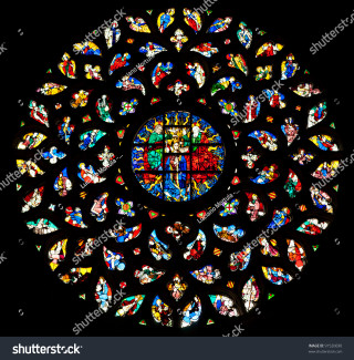 Stained glass window circular design 2 - dionisiu free wallpaper for tablet