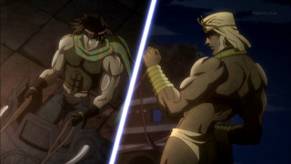 Anime characters swords holding fighting 3 - muscular free wallpaper