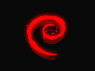Red spiral black background red 2 - bedwyr williams free wallpaper