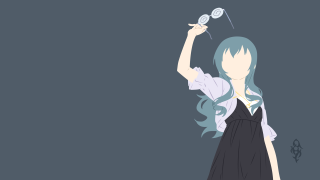 Girl long hair holding lollipop - a lollipop free wallpaper