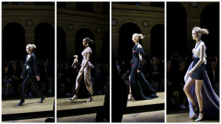 Fashion show runway models collection - bold shape free wallpaper