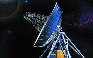 Large satellite dish moon background - large free wallpaper for desktop