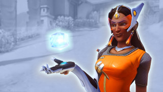 Futuristic woman sci fi gadget - a futuristic outfit holding free wallpaper